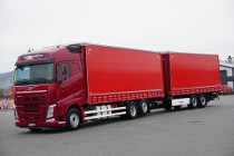 Volvo FH460 / EURO 6 / ZESTAW PRZESTRZENNY + WINDA / OŚ SKRĘTNA