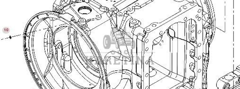 Fendt 924 Vario SCR Obudowa Osi Tylnej 0046945000012 1030112000000-1