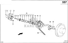 Claas Lexion 600 WAŁEK KOŁNIERZA 0006674831 (Napęd bębna młócącego)