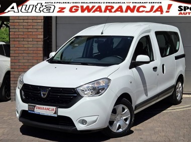 Dacia Dokker TYLKO 31 tys km 1.6SCE 102KM, Laureate, Salon PL Serwis ASO, F.VAT23-1
