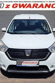 Dacia Dokker TYLKO 31 tys km 1.6SCE 102KM, Laureate, Salon PL Serwis ASO, F.VAT23-2