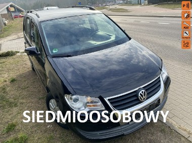 Volkswagen Touran I 7 miejsc, 1,4b, moc 140, parktronik, CLIMAtic, isofix, drugie koła-1