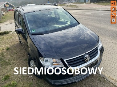 Volkswagen Touran I 7 miejsc, 1,4b, 140KM, parktronik, CLIMAtic, isofix, drugie koła,zar-1