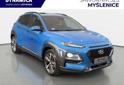 Hyundai Kona 1.6T-GDI 177KM DCT AWD 2018/2019 r., salon PL, serwisowana, kpl. opo