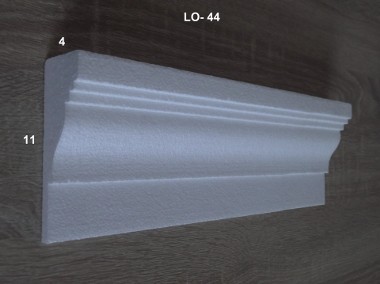 Listwa styropianowa LO-44 elewacyjna, wokółokienna 100x11x4 cm-1