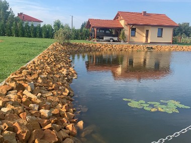 Kamień łamany łupek ogrodowy do ogrodu na staw skarpy stawu  wodnego Wrocław-1