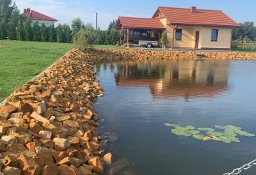Kamień łamany łupek ogrodowy do ogrodu na staw skarpy stawu  wodnego Wrocław