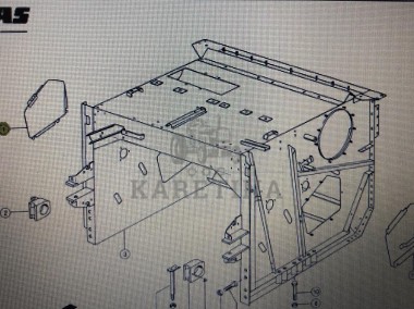 Pokrywa Prawa / Lewa Do Claas Mega 370-360 Nr kat. prawa 000 605 830 1 Nr kat. prawa 000 605 830 1-1