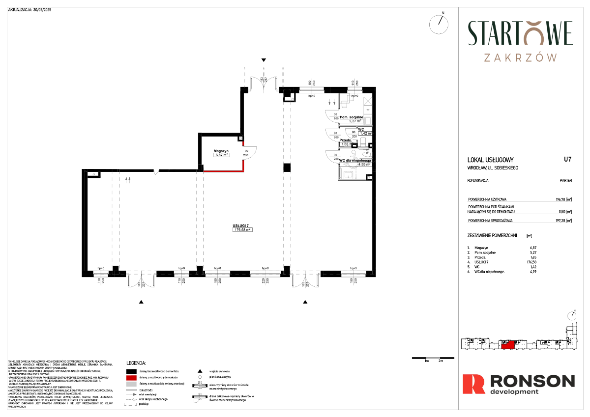 Komercyjne na sprzedaż, 199 m², 1 pomieszczenie Wrocław Psie Pole, Wrocław