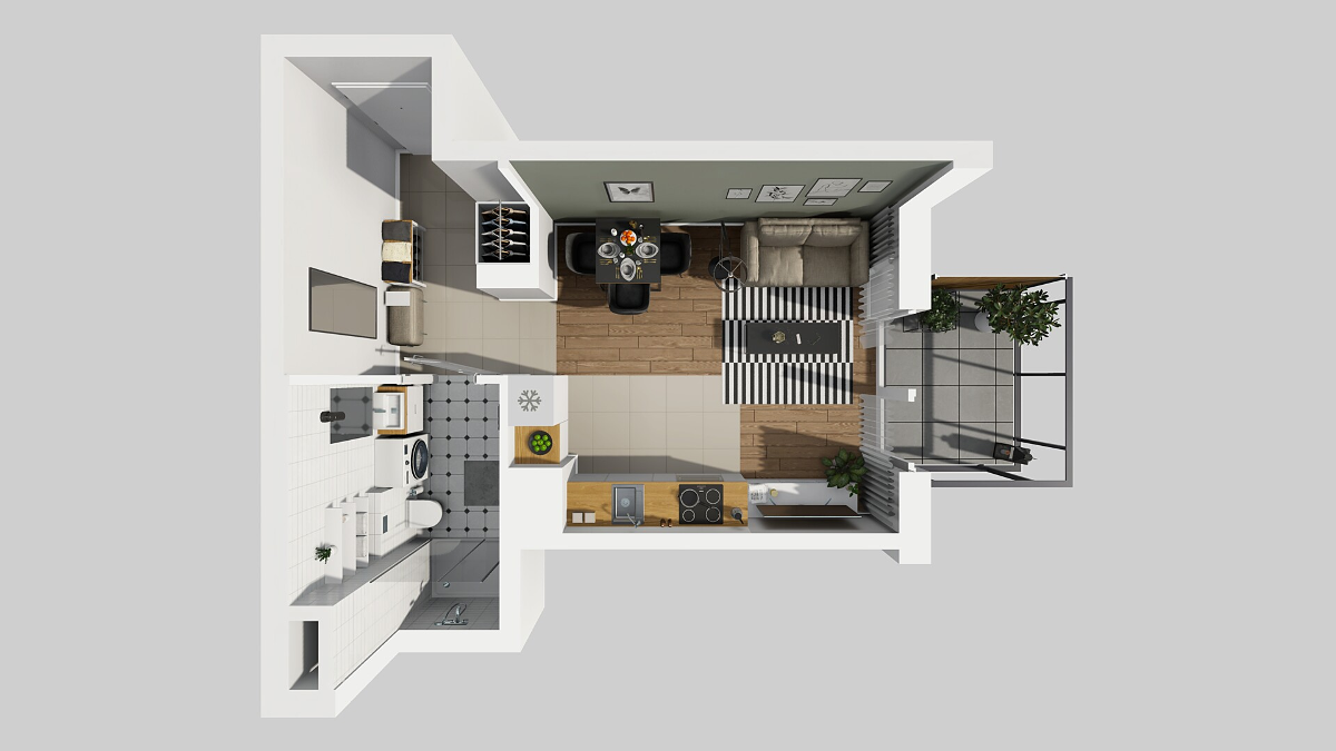 Mieszkanie na sprzedaż, 26 m², 1 pokój Warszawa Bemowo - Widok 5