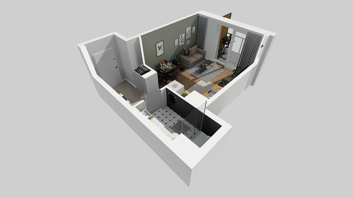 Mieszkanie na sprzedaż, 26 m², 1 pokój Warszawa Bemowo - Widok 6
