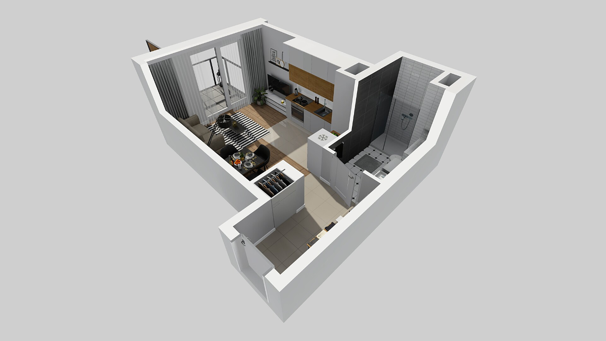 Mieszkanie na sprzedaż, 26 m², 1 pokój Warszawa Bemowo - Więcej