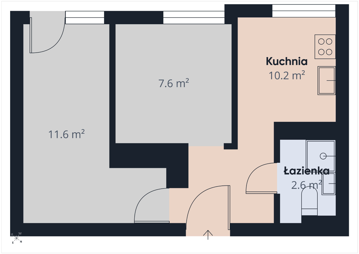 Dwupokojowe mieszkanie w Kościanie - Więcej