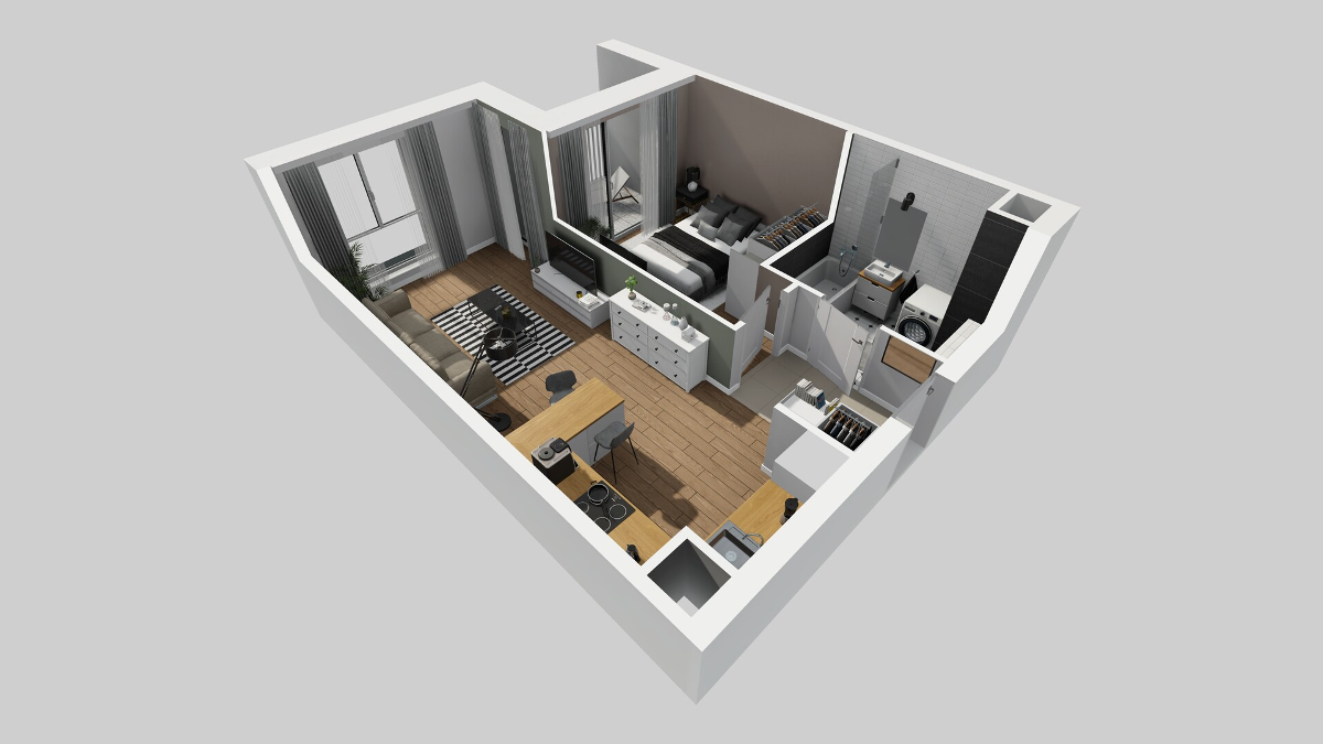 Mieszkanie na sprzedaż, 38 m², 2 pokoje Kraków Prądnik Biały - Ansicht 6