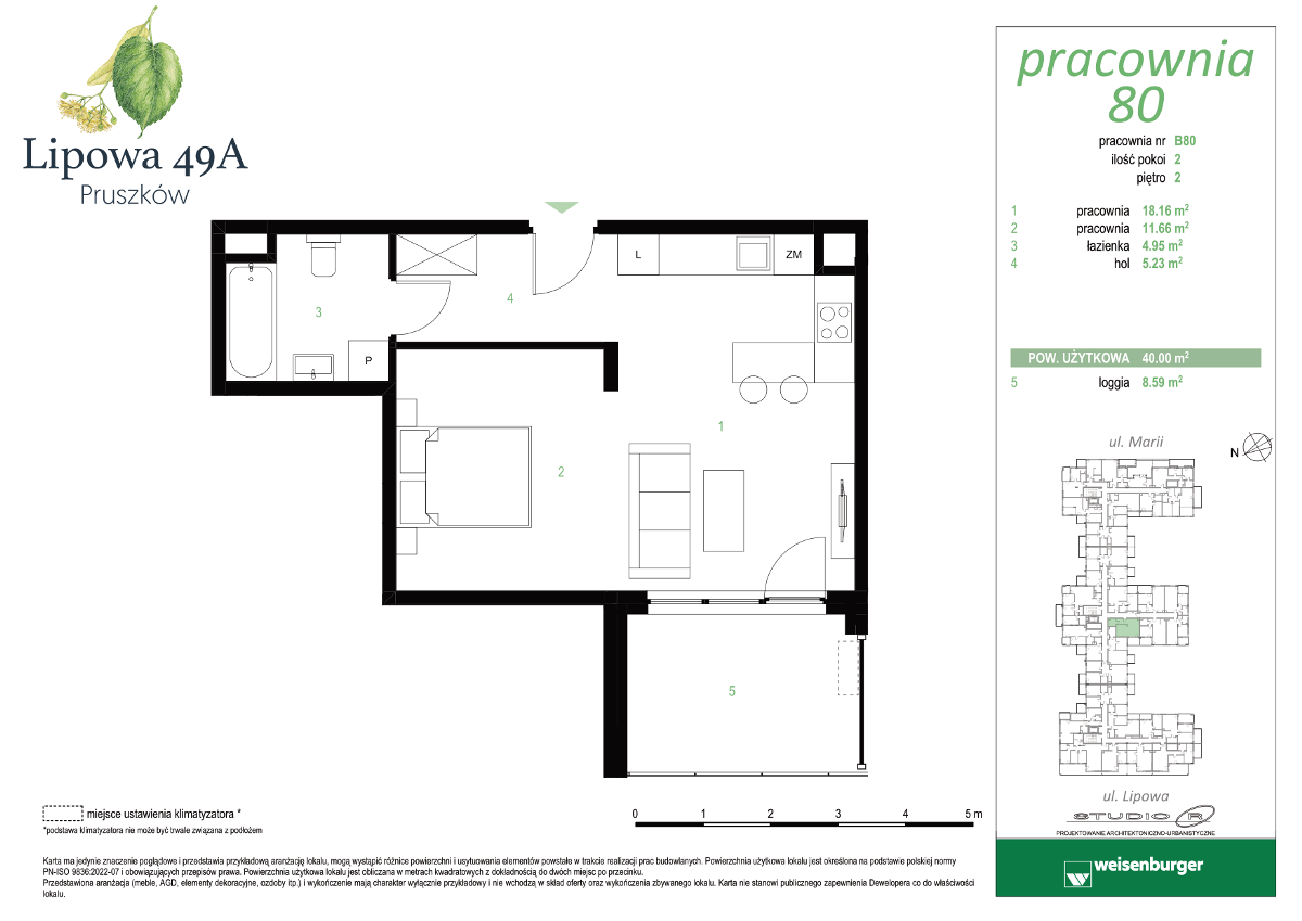 Mieszkanie na sprzedaż, 40 m², 2 pokoje Pruszków - Widok 4