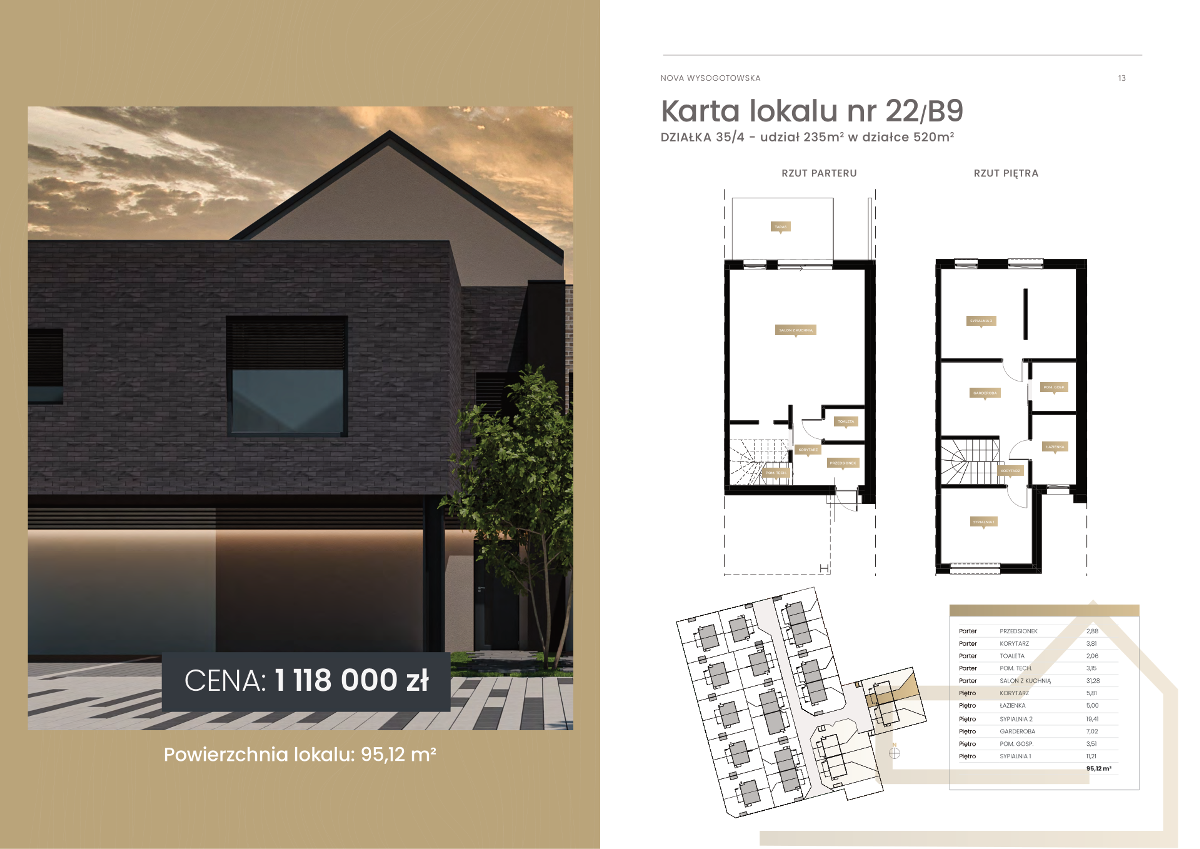 Dom na sprzedaż, 3 pokoje, 95 m², Przeźmierowo