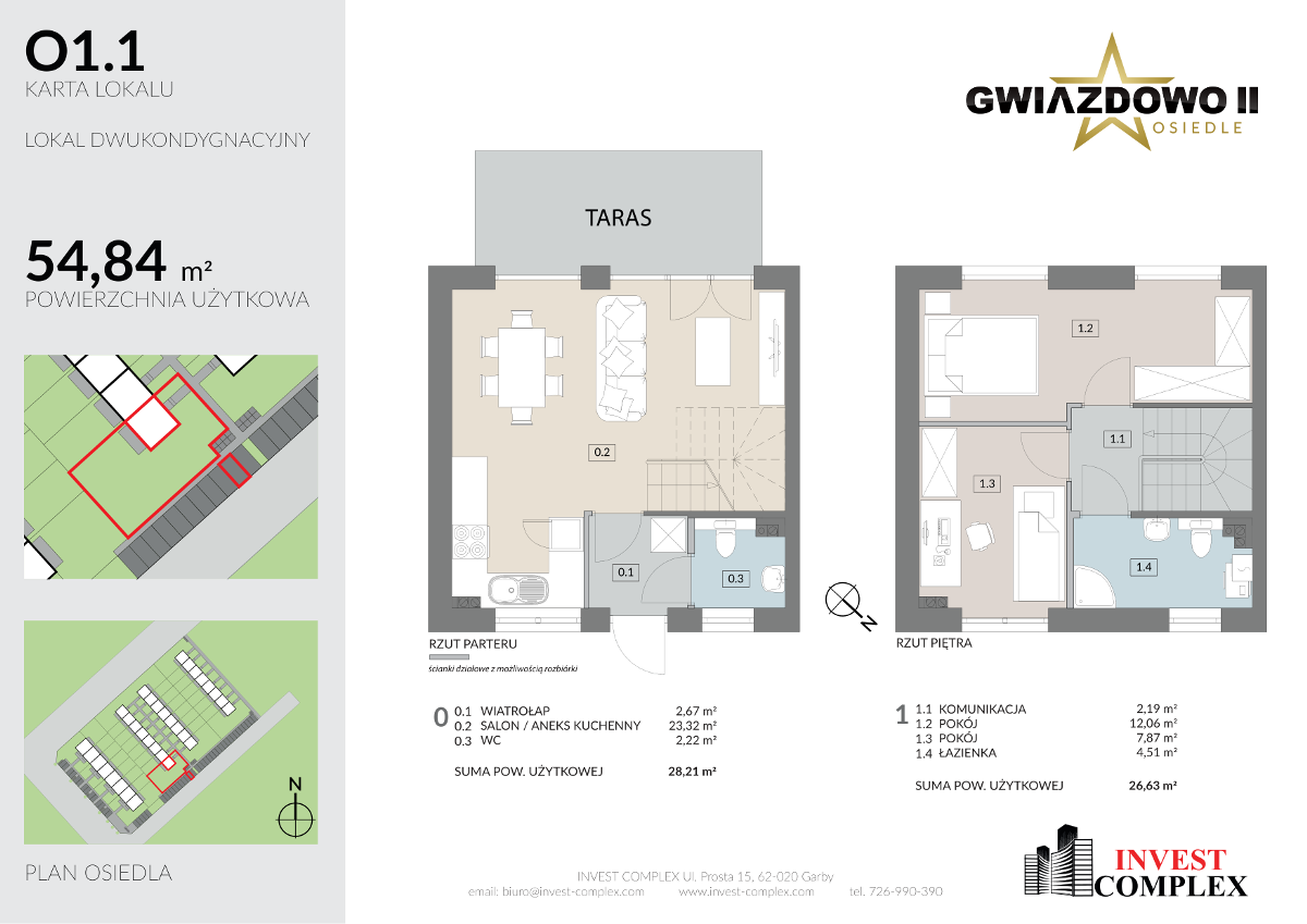 Dom na sprzedaż, 3 pokoje, 55 m², Gwiazdowo