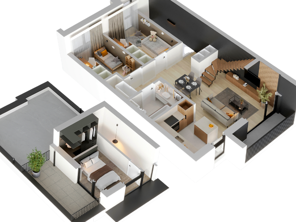 Mieszkanie na sprzedaż, 78 m², 4 pokoje Chełmiec Niskowa - View 2
