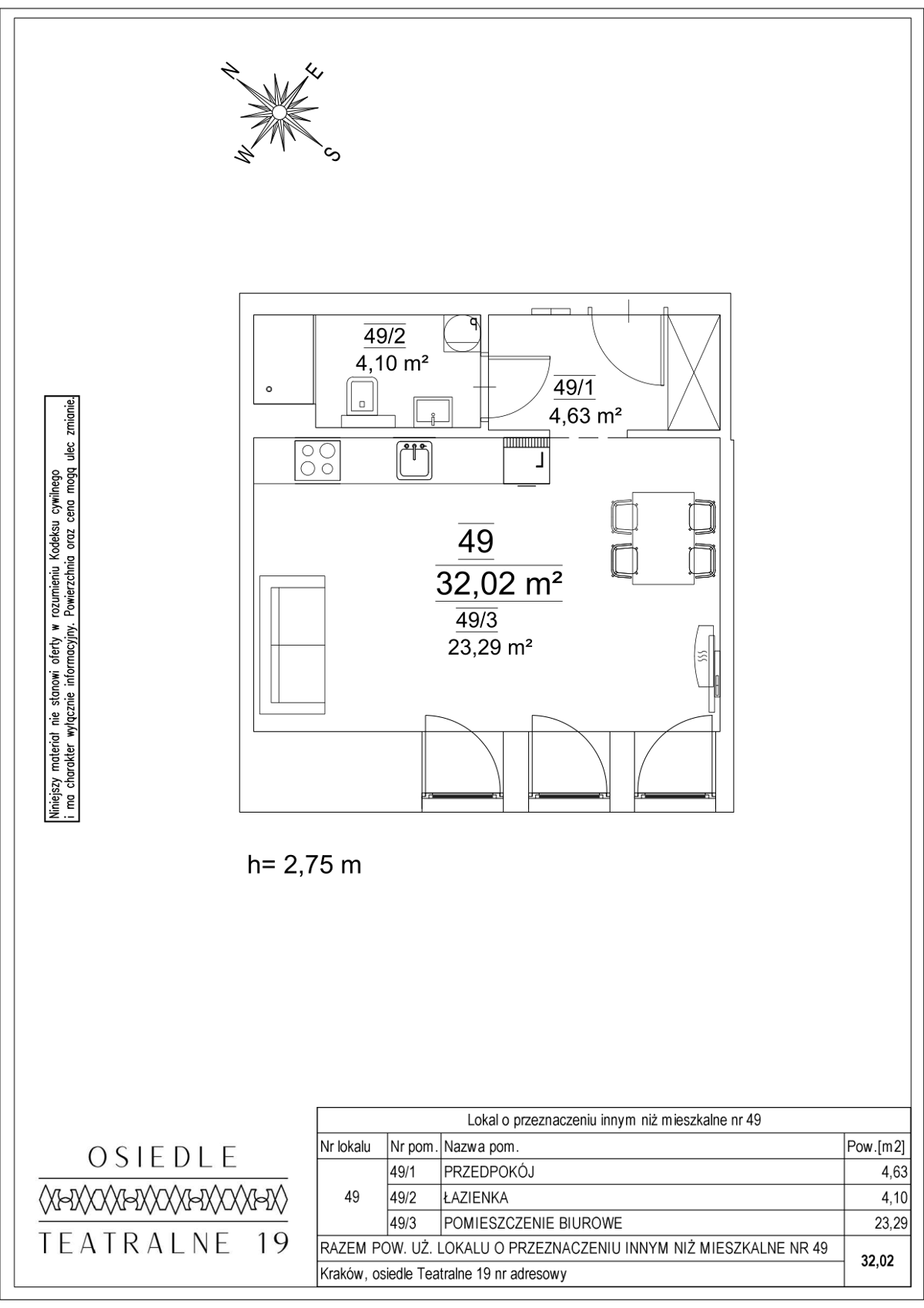 Komercyjne na sprzedaż, 32 m², 1 pomieszczenie Kraków Nowa Huta, Kraków