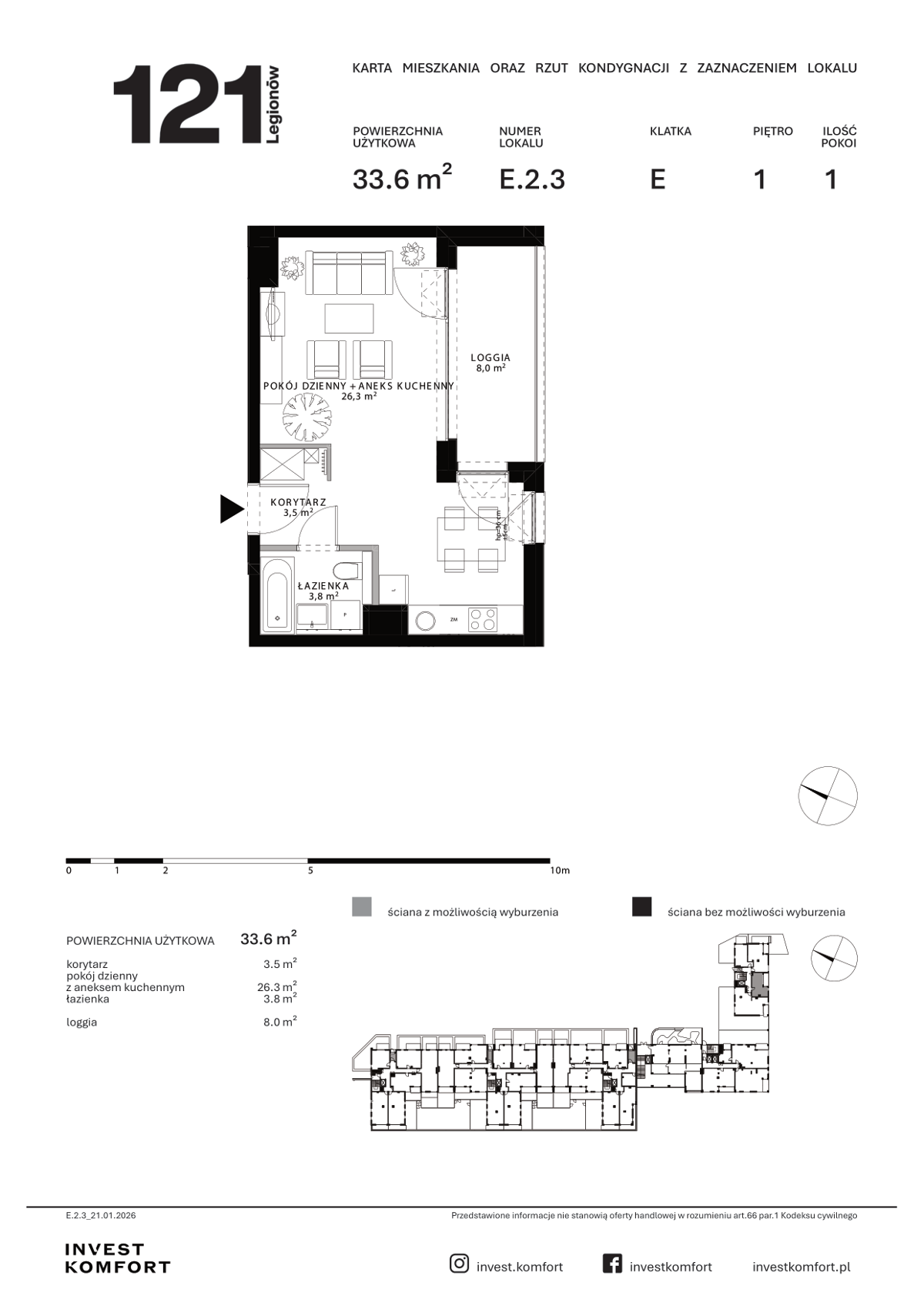 Mieszkanie na sprzedaż, 33 m², 1 pokój Gdynia Redłowo, Gdynia