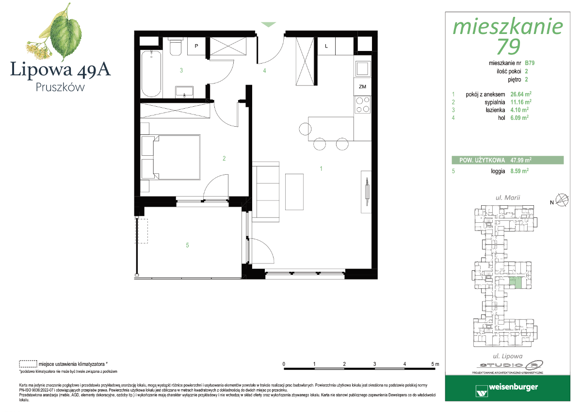 Mieszkanie na sprzedaż, 47 m², 2 pokoje Pruszków - Widok 4