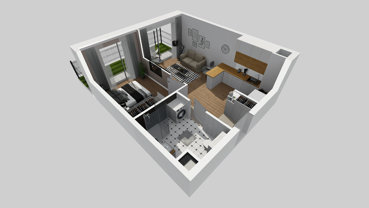 Mieszkanie na sprzedaż, 38 m², 2 pokoje Kraków Prądnik Biały - Ansicht 6