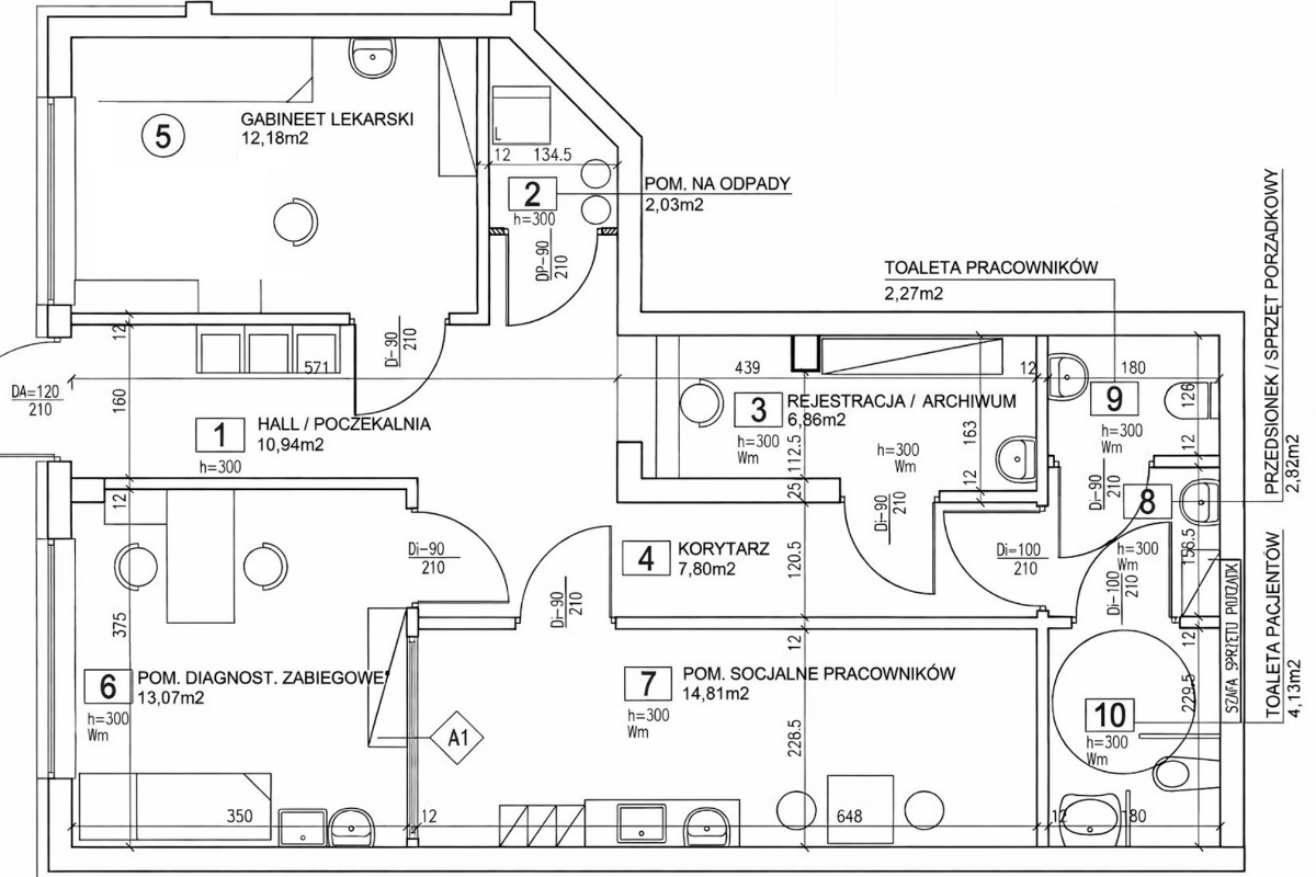 Gotowy lokal pod działalność medyczną 76,40 m². Świetna lokalizacja - Ansicht 2