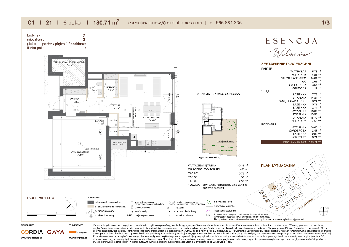 Dom na sprzedaż, 180 m², 6 pokoi Warszawa Wilanów - Mehr
