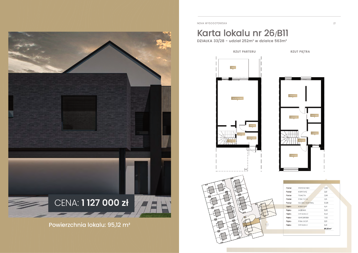 Dom na sprzedaż, 3 pokoje, 95 m², Przeźmierowo