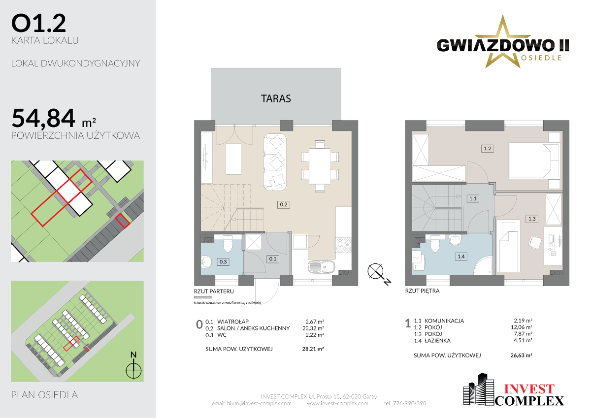 Dom na sprzedaż, 3 pokoje, 55 m², Gwiazdowo