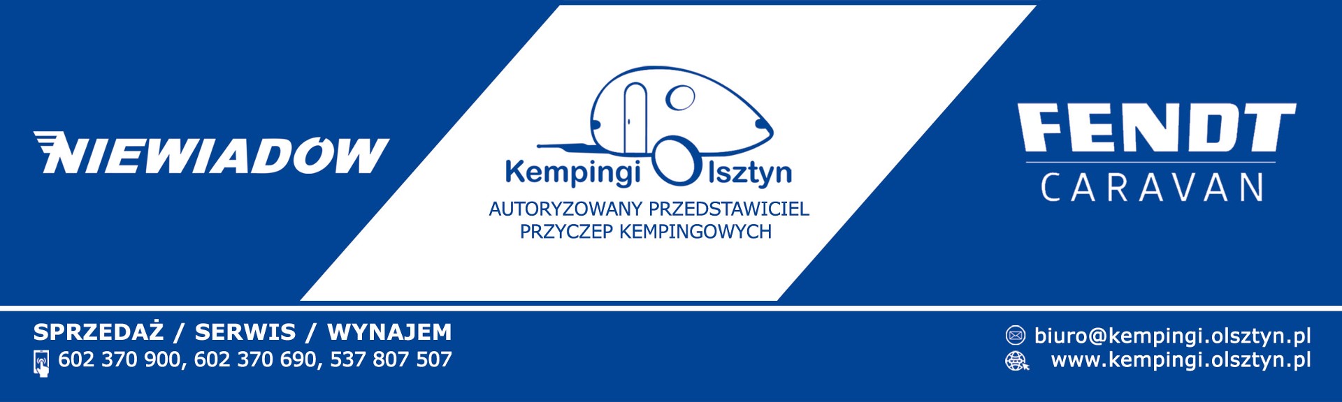 Banner ze zdjęciem firmy Kempingi.Olsztyn