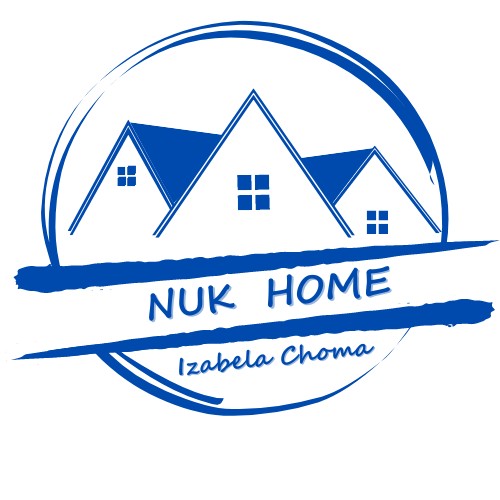 Logo NUK HOME  NIERUCHOMOŚCI UBEZPIECZENIA KREDYTY