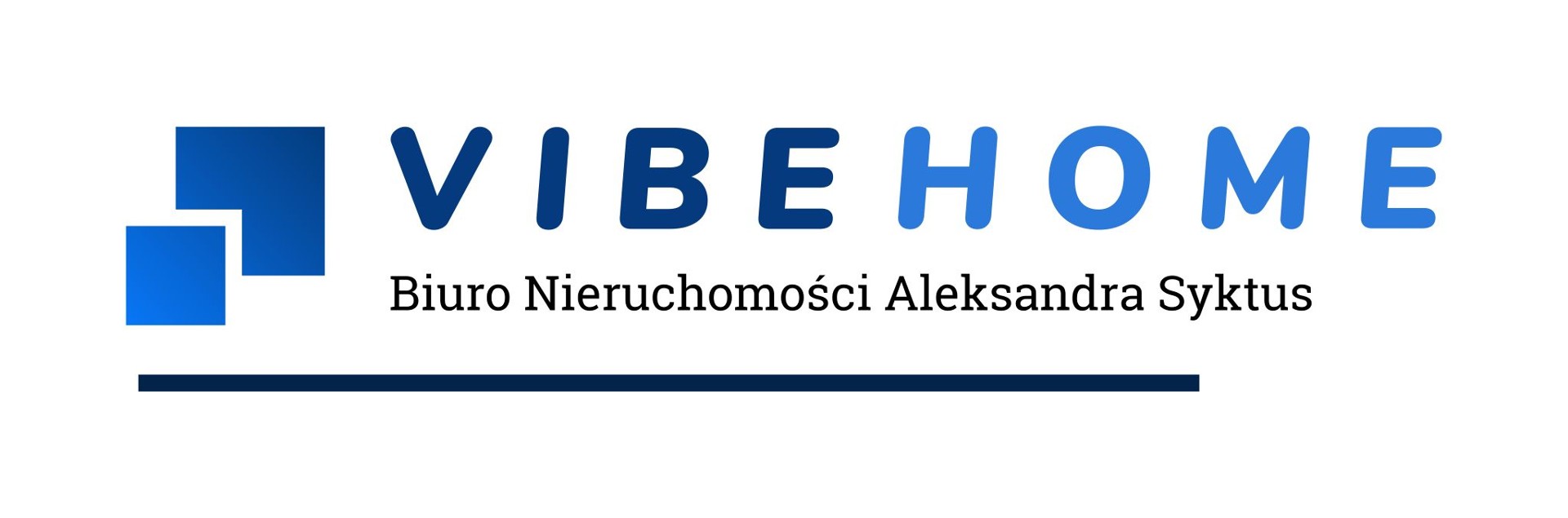 Logo VibeHome Aleksandra Syktus